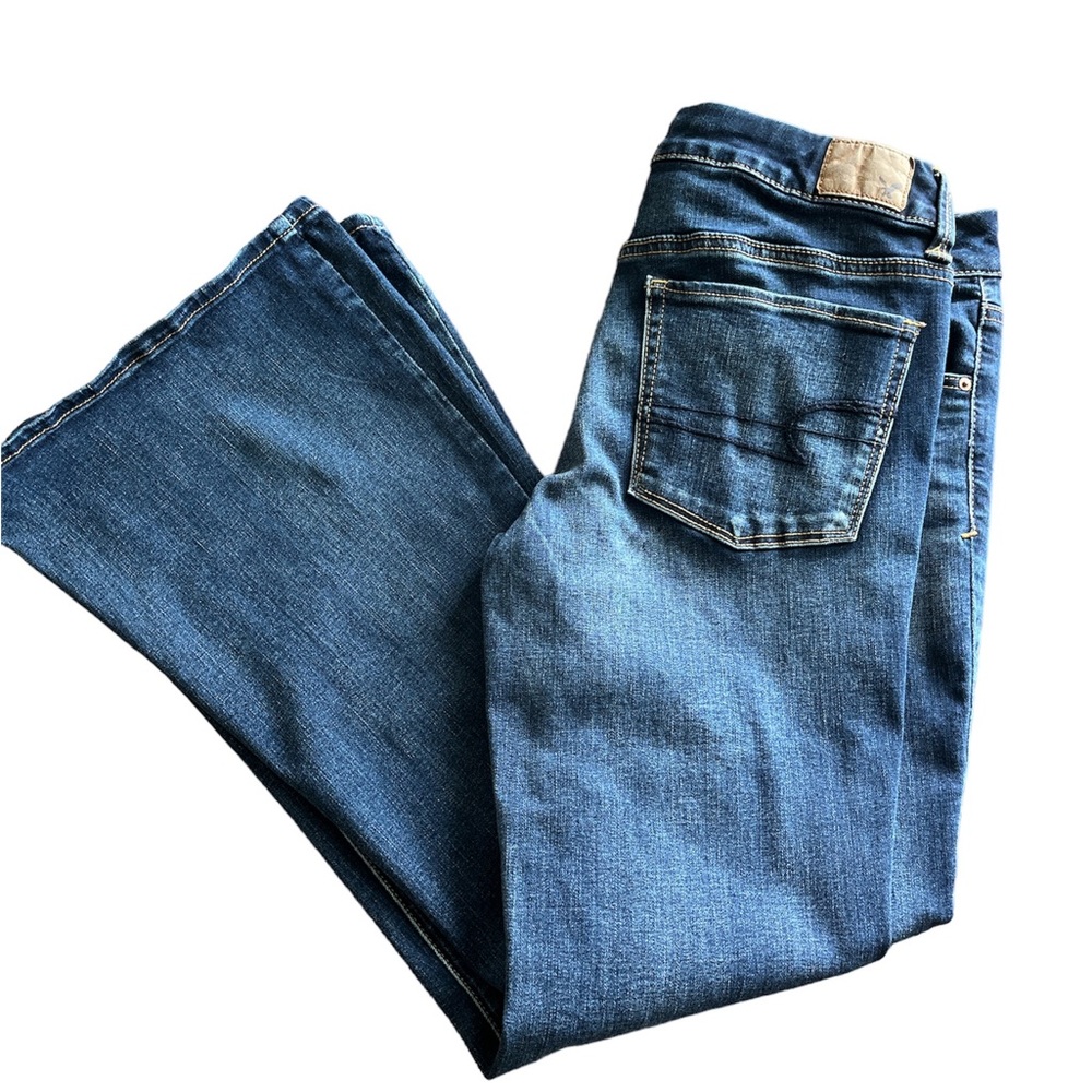 American Eagle Boho Artist super super stretch jeans size 10 flared